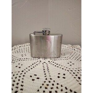 DEWAR'S STAINLESS STEEL 4OZ. SCOTCH WHISKEY Empty FLASK
